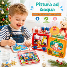 Carica l'immagine nel visualizzatore di Gallery, Set 2 Libri Magici Riutilizzabili per Colorare Bambini 1 Anno+
