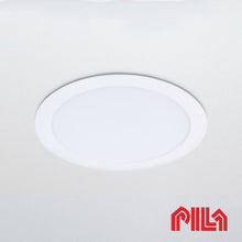 Carica l'immagine nel visualizzatore di Gallery, PILA Faretto LED da incasso a soffitto con diametro di 225 mm e altezza di 3,5 cm, luce bianca neutra (4000 K), 20 W, 20