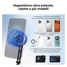 Carica l'immagine nel visualizzatore di Gallery, K&amp;F CONCEPT Porta Telefono Collo 2 in 1 Magnetico+Clip, POV/VLOG Supporto