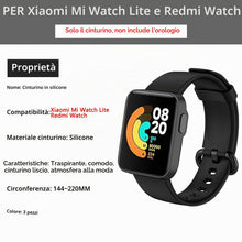 Carica l'immagine nel visualizzatore di Gallery, BDIG 3 Pezzi Cinturino per Xiaomi Mi Watch Lite, Braccialetto Redmi Watch Lite Cinturino in Silicone Colorato di Ricambi