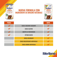 Carica l'immagine nel visualizzatore di Gallery, Meritene Forza &amp; Vitalità Gusto Cioccolato, Vitamine, Minerali, 270g