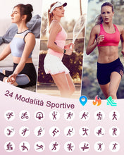 Carica l'immagine nel visualizzatore di Gallery, Smartwatch Donna Piccolo Elegante Orologio Fitness Impermeabile
