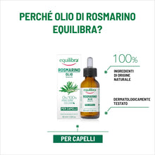 Carica l'immagine nel visualizzatore di Gallery, Equilibra Olio di Rosmarino per Capelli, 100 ml, Adatto anche per la barba