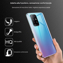 Carica l'immagine nel visualizzatore di Gallery, Captor Cover Trasparente per Oppo Reno 5Z / A94 5G, Custodia TPU in Silicone Flessibile Morbida e Sottile, Protezione di