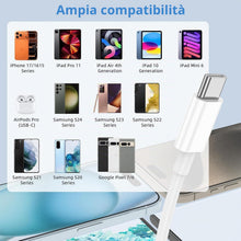 Carica l'immagine nel visualizzatore di Gallery, Cavo USB A to USB C, [set da 2] 2 Metro Cavo Ricarica Rapida Type C per iPhone 18/17/16/15, Duo, Air, Plus, Samsung Gala
