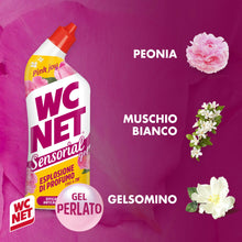 Carica l'immagine nel visualizzatore di Gallery, Wc Net Sensorial Pink Joy, Peonia e Muschio Bianco, 700 ml x 4