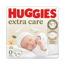 Carica l'immagine nel visualizzatore di Gallery, Huggies Pannolini Extra Care Bebè, Taglia 0 (<3,5 Kg)