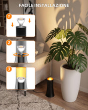 Carica l'immagine nel visualizzatore di Gallery, Faretti da Pavimento per Interni Uplight LED 5W E27, Luci Direzionali con Telecomando e Timer, 3 Temperature di Colore D