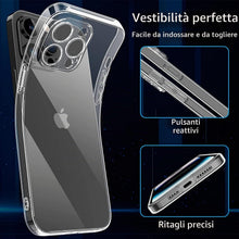 Carica l'immagine nel visualizzatore di Gallery, Captor Cover Trasparente per iPhone 14 Pro 6.1 Pollici, Custodia TPU in Silicone Flessibile Morbida, Alta Qualità con Bo