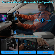 Carica l'immagine nel visualizzatore di Gallery, Adattatore CarPlay Wireless, USB C/A Plug and Play, 2025 Upgrade CarPlay Dongle Converte Cablato a Wireless per iPhone, 