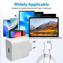 Carica l'immagine nel visualizzatore di Gallery, 80W Caricabatterie USB-C per Oppo, caricabatterie con cavo USB-A a C per Oppo Find X7/X6/X5/X3/Reno 11/10/8/7/6 per OneP