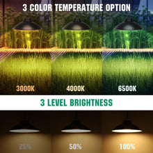 Carica l'immagine nel visualizzatore di Gallery, Aigostar-Lampada solare da esterno con telecomando，dimmerabile lampadario solar con timer，resistente alla pioggia IP65，B