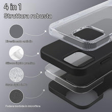 Carica l'immagine nel visualizzatore di Gallery, JETech Cover in Silicone per iPhone 12/12 Pro, Nero