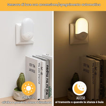 Carica l'immagine nel visualizzatore di Gallery, Luce Notturna per Bambini con Sensore Crepuscolare [2 Pezzi], AUTO ON/OFF