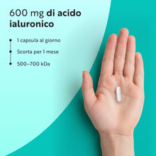 Carica l'immagine nel visualizzatore di Gallery, Nutravita Acido Ialuronico 600mg - 90 Capsula - Vegana - 3 Mesi