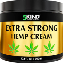Carica l'immagine nel visualizzatore di Gallery, 5Kind Crema alla Canapa Extra Forte 300 ml - Crema muscolare intensiva