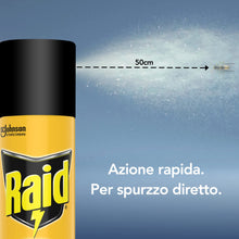 Carica l'immagine nel visualizzatore di Gallery, Raid Insetticida Spray, Vespe e Calabroni, Azione Rapida, 1 Pezzo da 400ml