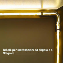 Carica l'immagine nel visualizzatore di Gallery, BOXPUT Connettore Angolare a LED per Strisce, Senza Cuciture, Universale, Adatto per Strisce da 8 mm a 12 mm