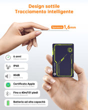 Carica l'immagine nel visualizzatore di Gallery, NOVOO Air Tag Card Wallet Tracker Card Thin 1,6 mm Smart Bluetooth Tag Compatibile con Apple Dove è? App (solo iOS), 6 a