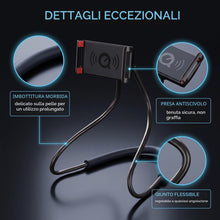 Carica l'immagine nel visualizzatore di Gallery, Supporto Telefono Letto,Supporto Universale Per Smartphone, Da Appendere Al Collo, Rotazione Libera Fai Da Te Per Moltep
