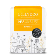 Carica l'immagine nel visualizzatore di Gallery, Pannolini a mutandina LILLYDOO, taglia 5 (11+ kg), 22 pz