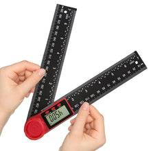 Carica l'immagine nel visualizzatore di Gallery, Flintronic Goniometro Digitale, Goniometro 360 Gradi, con display LCD e Doppia Gradazione, Misurazioni Angolari Esatte, 