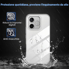 Carica l'immagine nel visualizzatore di Gallery, Cover per Honor 600 Lite 5G + 1 Pezzo Vetro Temperato, Custodia Protettiva Morbida in Silicone TPU Anticaduta e Antipolv