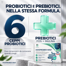 Carica l'immagine nel visualizzatore di Gallery, VIVOPROBIO-MAX Fermenti Lattici Probiotici e Prebiotici 40 Miliardi CFU