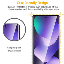 Carica l'immagine nel visualizzatore di Gallery, WFTE [2-Pezzi Vetro Temperato per Xiaomi Redmi Note 15 5G/4G Pellicola Protettiva 3D Copertura Completaper [Durezza 9H][