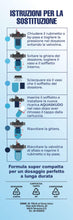 Carica l'immagine nel visualizzatore di Gallery, AQUASKUDO Polifosfati per Caldaia Ricarica - Cartucce Universali per Filtro Anticalcare Made in Italy - 6 Ricariche Poli