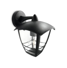 Carica l'immagine nel visualizzatore di Gallery, PHILIPS Creek Lampada da parete LED E27 per esterno, Alluminio, Nero