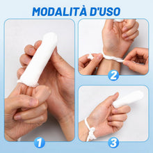 Carica l'immagine nel visualizzatore di Gallery, Leikedun Benda per dita 10 pezzi, Bende Elastiche Per Bendaggi, 3 x 8,5 cm