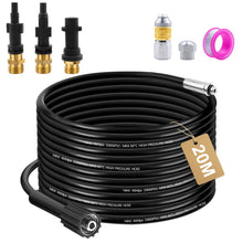 Carica l'immagine nel visualizzatore di Gallery, 20M Tubo di Sonda Sturatubi per Idropulitrici Kärcher K2 K3 K4 K5 K6 K7 Sonda Sturatubi per Idropulitrice, Kit Buse di P