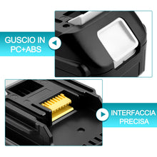 Carica l'immagine nel visualizzatore di Gallery, 5,0Ah 18V BL1850B Batteria per BL1860 BL1850B BL1850 BL1840B BL1840 BL1830 BL1835 BL1845 BL1815 LXT-400