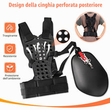 Carica l'immagine nel visualizzatore di Gallery, Viabrico bretelle per decespugliatore Universale, Doppia Tracolla Tagliaerba/Cintura a Bretelle Regolabili