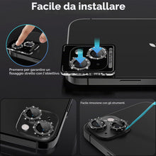 Carica l'immagine nel visualizzatore di Gallery, CloudValley Pellicola Fotocamera per iPhone 15 6,1 Pollici e iPhone 15 Plus 6,7 Pollici, Protettive In Vetro Temperato, 