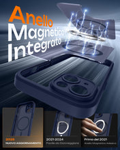 Carica l'immagine nel visualizzatore di Gallery, TOCOL Cover Magnetica per iPhone 15 6,1 Pollic, Compatibile con MagSafe, Protezione Fotocamera Integrata, Custodia Antiu
