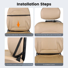 Carica l'immagine nel visualizzatore di Gallery, Viaviat Set di 2 tappetini per auto grandi e resistenti all'acqua, con 2 tasche in rete, protezione da polvere, fango e 