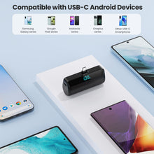 Carica l'immagine nel visualizzatore di Gallery, Feob Mini Power Bank per iPhone 18/17/16/15 Serie, 5200mAh USB C Caricatore Portatile Ultra-Compatto Batteria Esterna Po