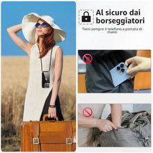 Carica l'immagine nel visualizzatore di Gallery, Trasparente Cover con Cordino per iPhone 17 6,3'', Nero