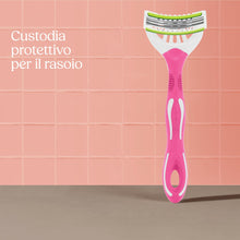 Carica l'immagine nel visualizzatore di Gallery, Wilkinson Sword myIntuition Xtreme 3 Comfort Sensitive rasoi da donna monouso, confezione da 4 rasoi per pelli sensibili