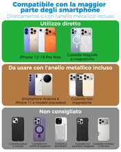 Carica l'immagine nel visualizzatore di Gallery, PlusAcc Supporto Telefono Auto Ventosa Magnetico – Fissaggio a vuoto, Rotazione 360°,Installazione in un secondo, Compat