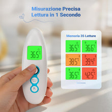 Carica l'immagine nel visualizzatore di Gallery, Termometro Febbre Doppia Modalità (Frontale/Auricolare),Termometro Neonato per Oggetti, Termometro Digitale Ambiente e c