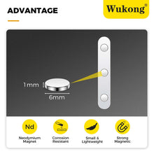 Carica l'immagine nel visualizzatore di Gallery, Wukong Zanzariera Magnetica – Set di 24 potenti magneti per fissare le zanzariere alle finestre, autoadesivi e riutilizz