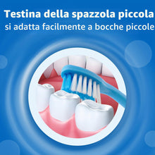 Carica l'immagine nel visualizzatore di Gallery, Spazzolino da denti Mickey Mouse con cappuccio di protezione, ventosa, manico comodo e setole morbide per bambini