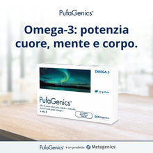 Carica l'immagine nel visualizzatore di Gallery, Metagenics PufaGenics - Omega 3 Olio di Pesce Ultra Puro - 30 Capsule