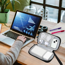 Carica l'immagine nel visualizzatore di Gallery, Borsa Per Cavi, Organizer Universale Per Cavi, Borsa Universale, Accessorio Da Viaggio, Per Cavo Di Ricarica Power Bank 