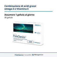 Carica l'immagine nel visualizzatore di Gallery, Metagenics PufaGenics - Omega 3 Olio di Pesce Ultra Puro - 30 Capsule