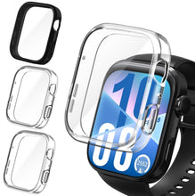 Carica l'immagine nel visualizzatore di Gallery, iVoler 3 Pezzi HD Clear Cover con Pellicola Protettiva per Huawei Watch Fit 4, Copertura Completa Custodia Anti-Graffio 