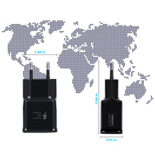 Carica l'immagine nel visualizzatore di Gallery, Caricatore USB adattatore rapido con cavo di ricarica USB tipo C 1,5 m per Samsung Galaxy S21 S21FE S21+ S20FE S20 S20 U